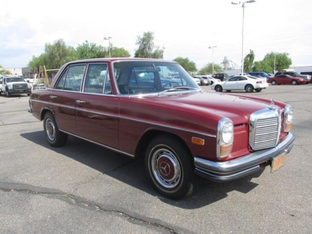 1968 Red Mercedes-Benz 200-Series Sedan
