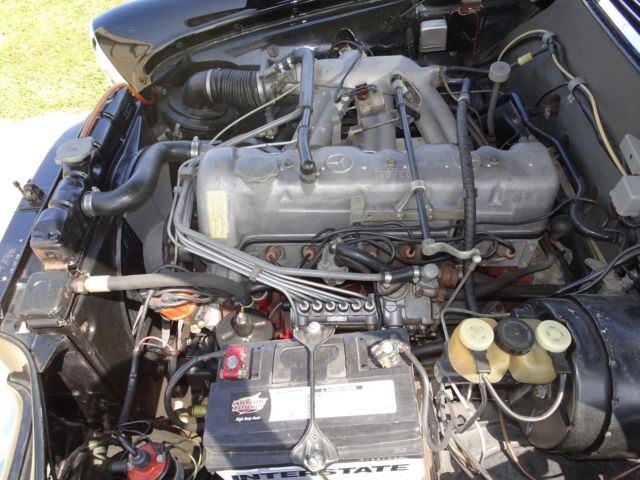 1968 Black Mercedes-Benz 280 SE Convertible