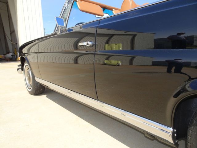 1968 Black Mercedes-Benz 280 SE Convertible