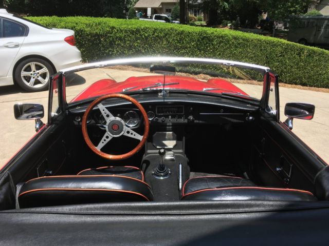 1968 Red MG Other Convertible