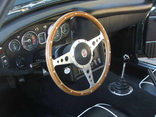 1968 Green MG MGB Fastback