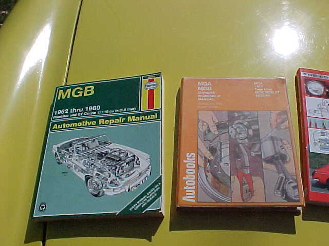 1968 Yellow MG MGB Convertible