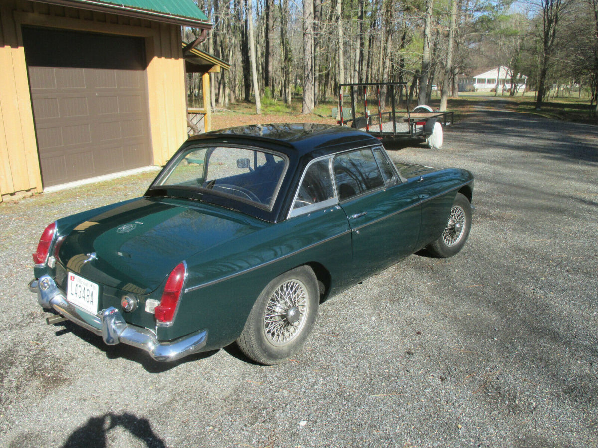1968 Green MG MGB Convertible