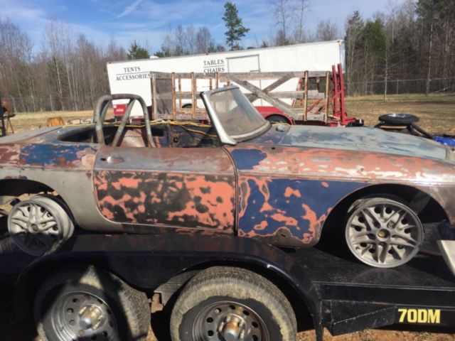 1968 Mineral Blue MG MGC Convertible