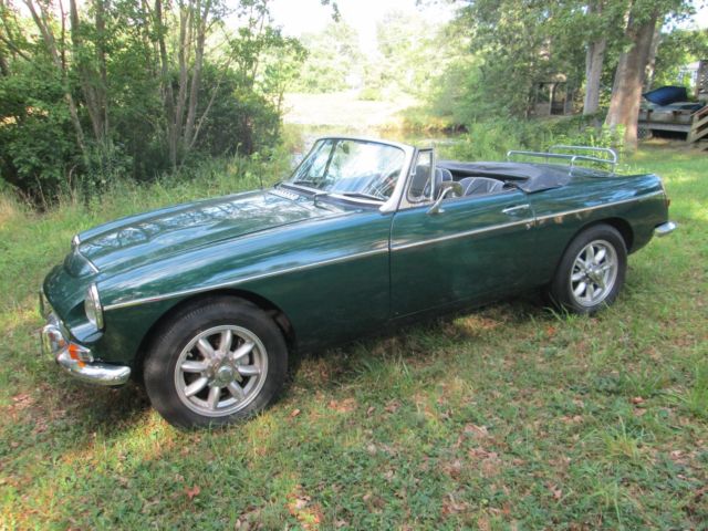 1968 Green MG MGC Convertible