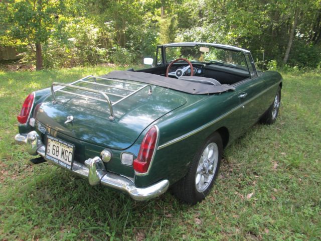 1968 Green MG MGC Convertible