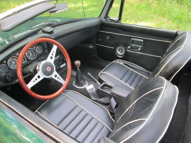1968 Green MG MGC Convertible