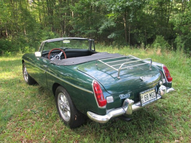 1968 Green MG MGC Convertible