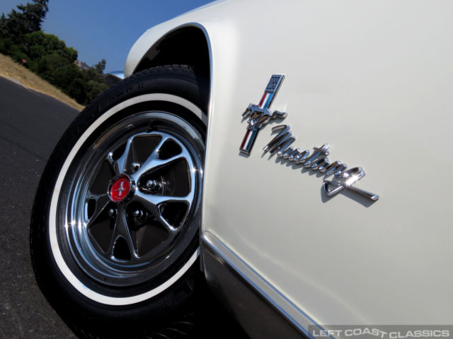 1968 White Ford Mustang Coupe