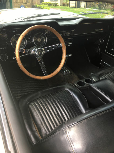 1968 Yellow Ford Mustang