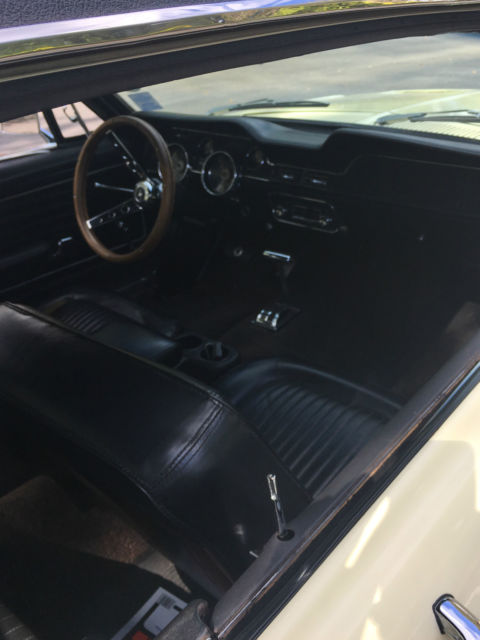 1968 Yellow Ford Mustang