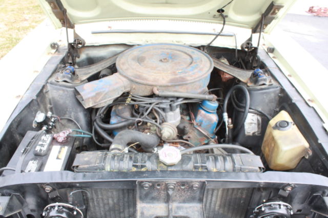 1968 Seafoam Green/ Yellow Ford Mustang Coupe