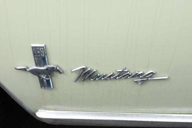 1968 Seafoam Green/ Yellow Ford Mustang Coupe