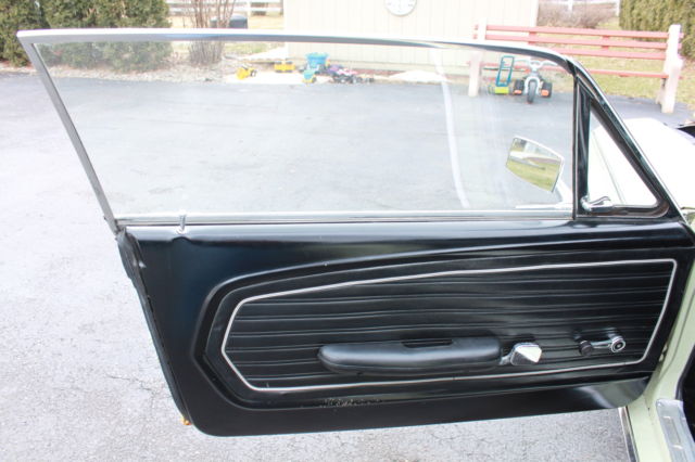 1968 Seafoam Green/ Yellow Ford Mustang Coupe