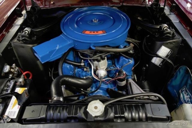 1968 Burgundy Ford Mustang Coupe