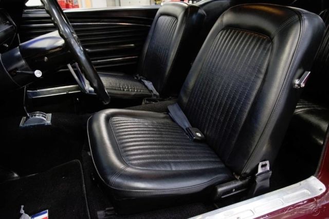 1968 Burgundy Ford Mustang Coupe