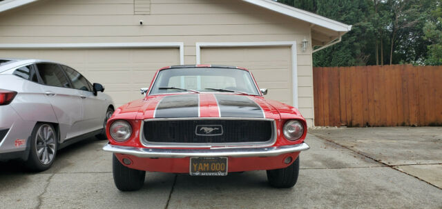 1968 Red Ford Mustang Coupe