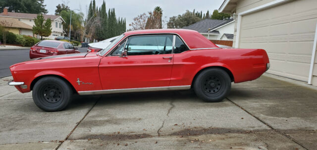 1968 Red Ford Mustang Coupe