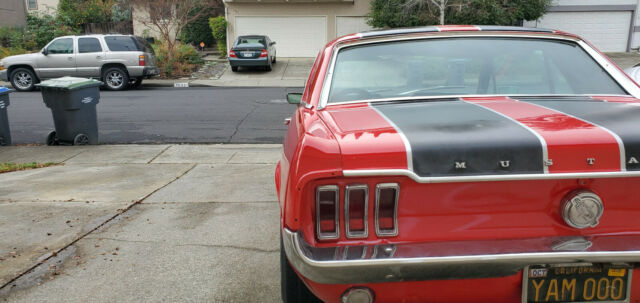 1968 Red Ford Mustang Coupe
