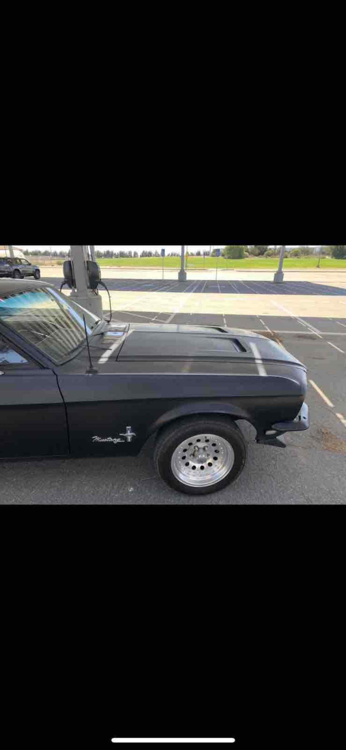 1968 Black Ford Mustang Sports car