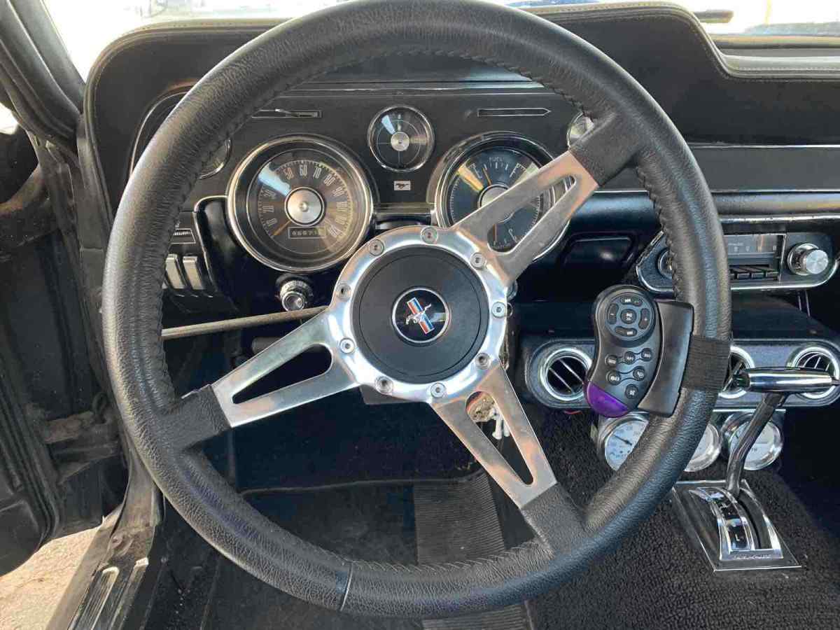 1968 Black Ford Mustang Sports car