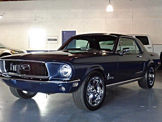 1968 Blue Ford Mustang Coupe