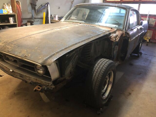 1967 Blue Ford Mustang Fastback