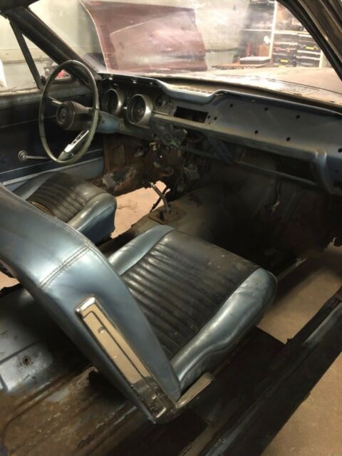 1967 Blue Ford Mustang Fastback