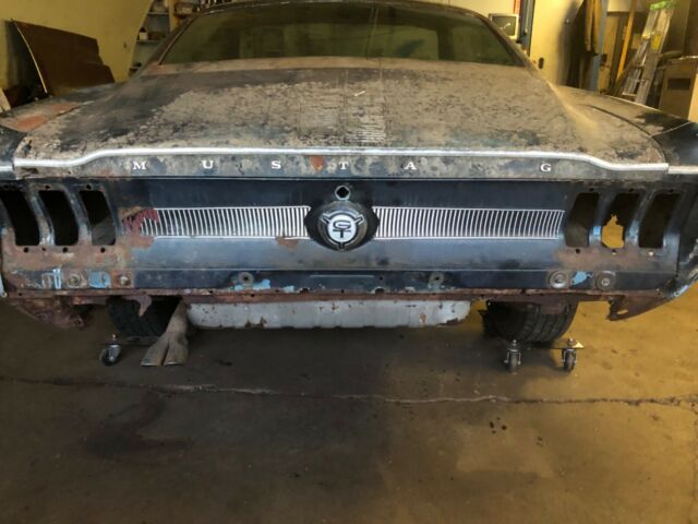 1967 Blue Ford Mustang Fastback