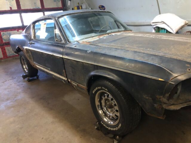 1967 Blue Ford Mustang Fastback