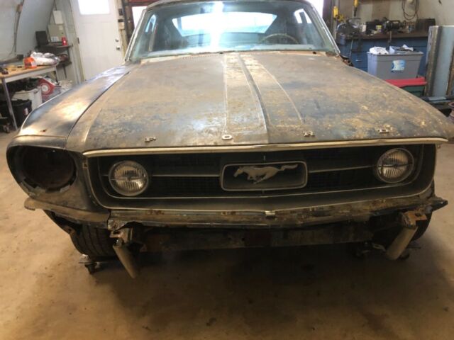 1967 Blue Ford Mustang Fastback