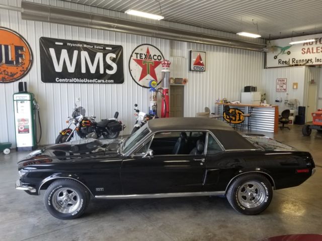 1968 Black Ford Mustang Coupe