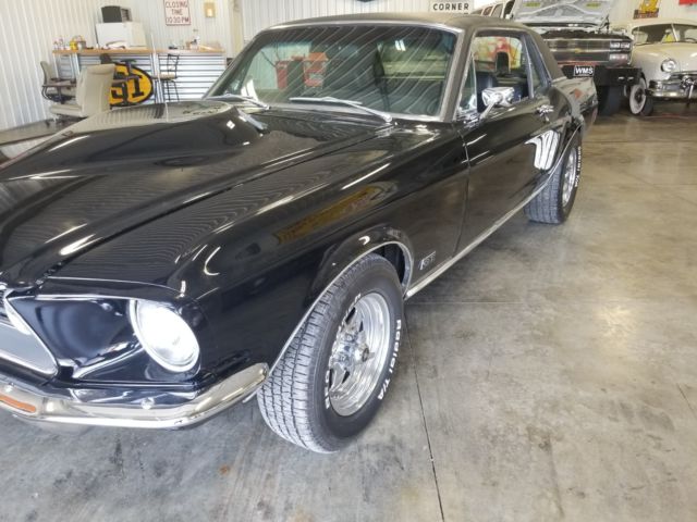 1968 Black Ford Mustang Coupe