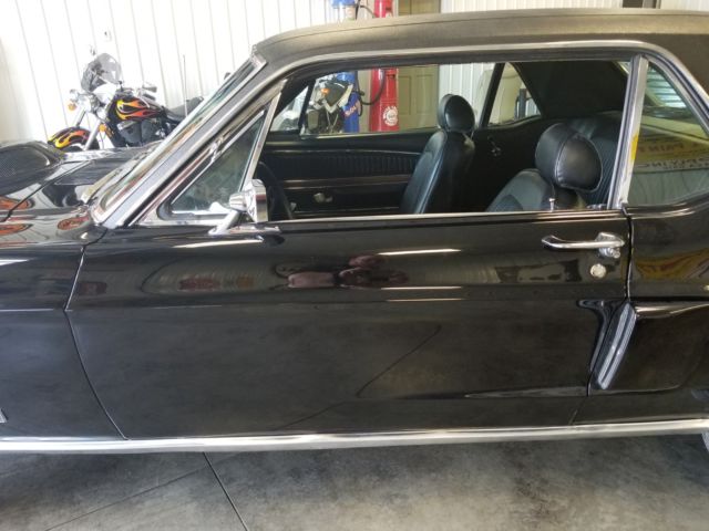 1968 Black Ford Mustang Coupe