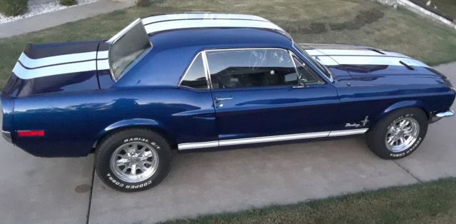 1968 Blue Ford Mustang Coupe