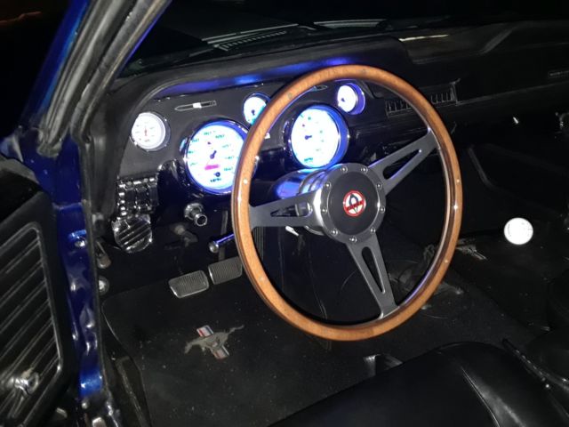 1968 Blue Ford Mustang Coupe