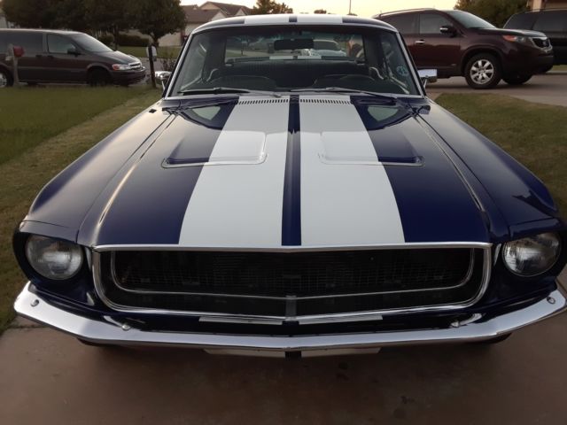 1968 Blue Ford Mustang Coupe