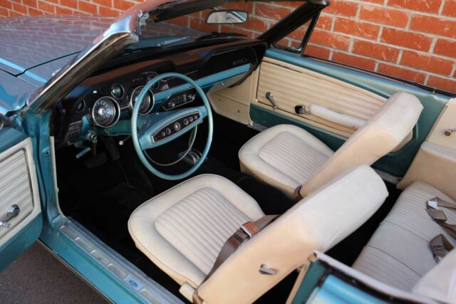1968 green Ford Mustang Convertible