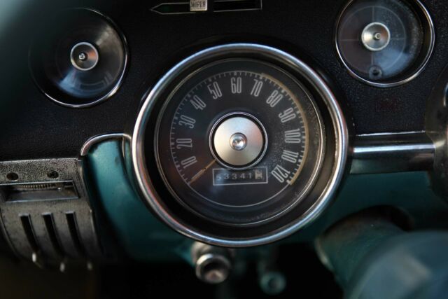 1968 green Ford Mustang Convertible