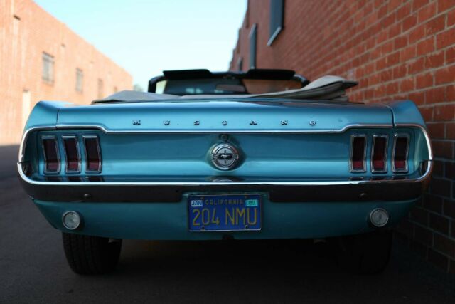 1968 green Ford Mustang Convertible