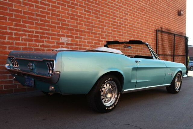 1968 green Ford Mustang Convertible