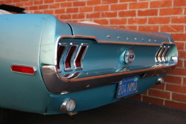 1968 green Ford Mustang Convertible