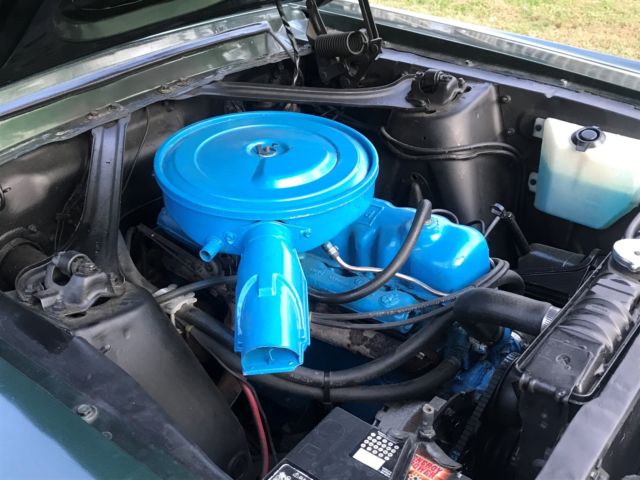 1968 Green Ford Mustang Convertible