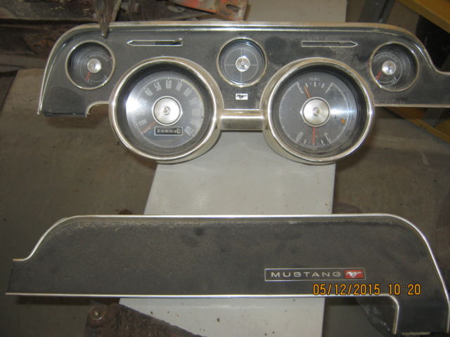 1968 Orange Ford Mustang Convertible