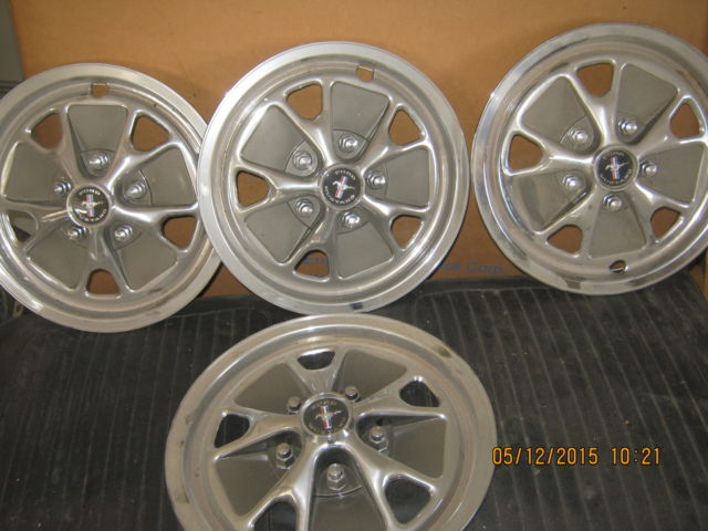 1968 Orange Ford Mustang Convertible