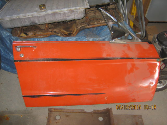 1968 Orange Ford Mustang Convertible