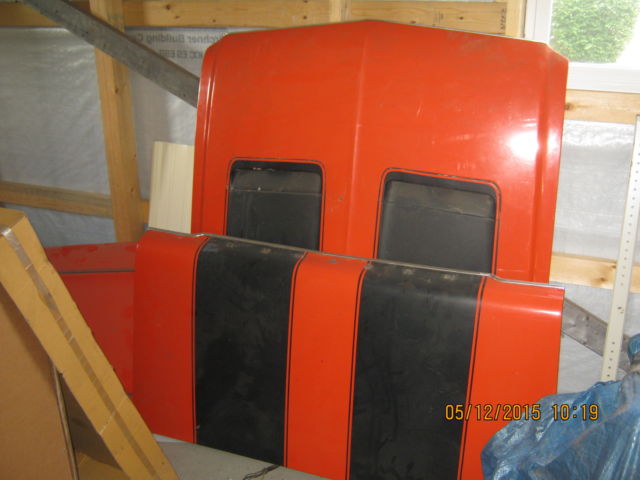 1968 Orange Ford Mustang Convertible