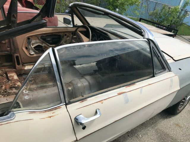 1968 White Ford Mustang Convertible