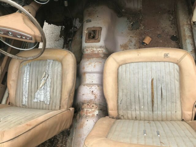 1968 White Ford Mustang Convertible