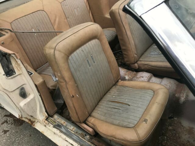 1968 White Ford Mustang Convertible